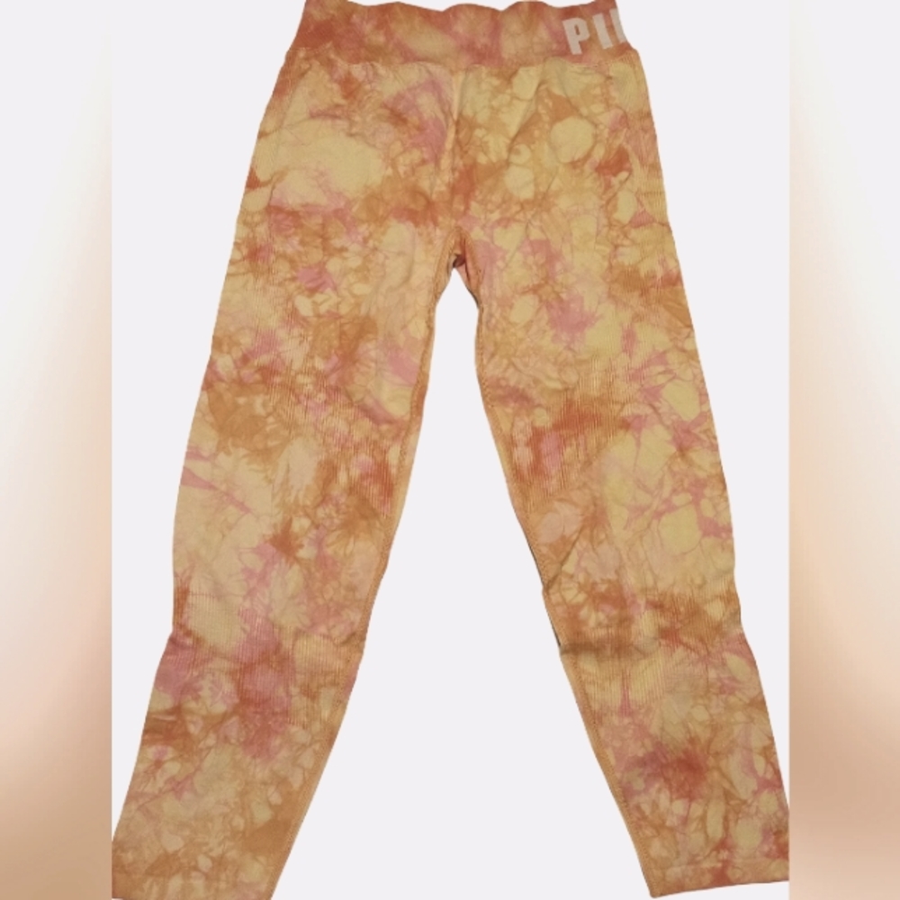 Active Wear Tye Dye -Victoria's Secret Pink - Seemless Leggings